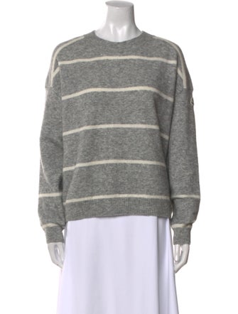 Moncler Striped Crew Neck Sweater