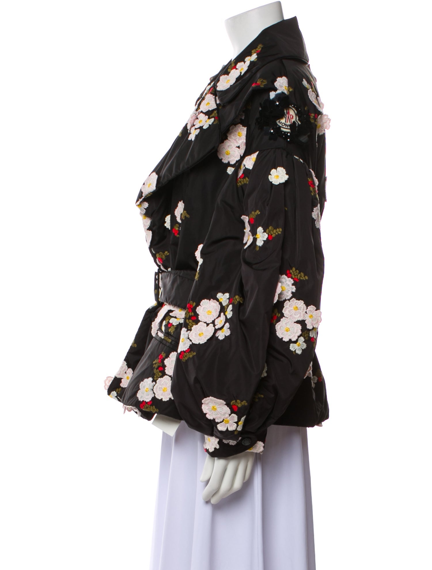Moncler Genius x Simone Rocha Floral Print Nylon Down Jacket