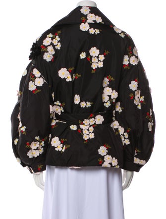 Moncler Genius x Simone Rocha Floral Print Nylon Down Jacket