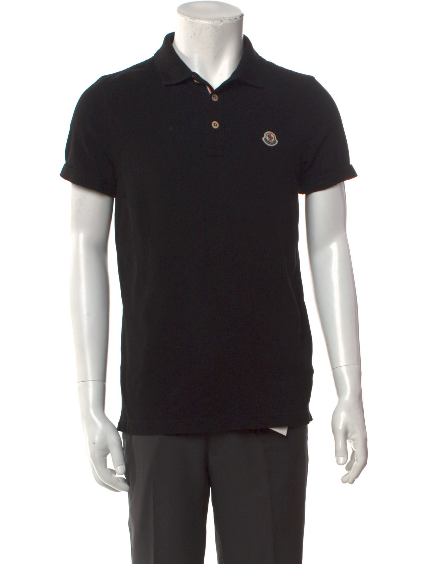 Moncler Crew Neck Short Sleeve Polo Shirt