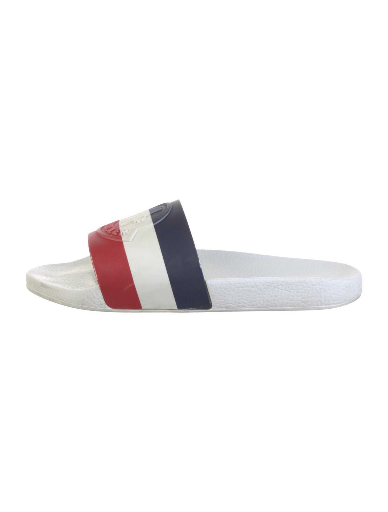 Moncler Rubber Striped Slides