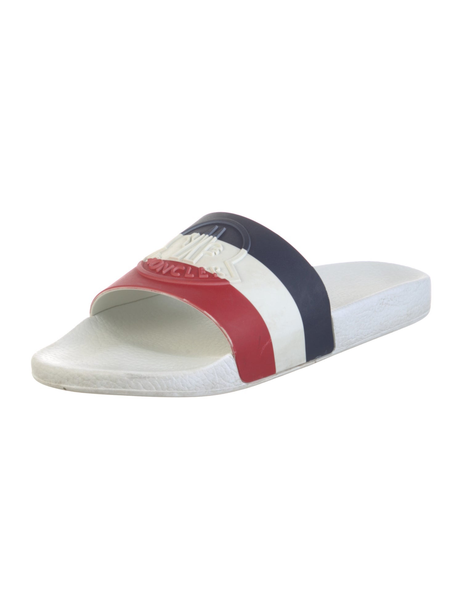Moncler Rubber Striped Slides