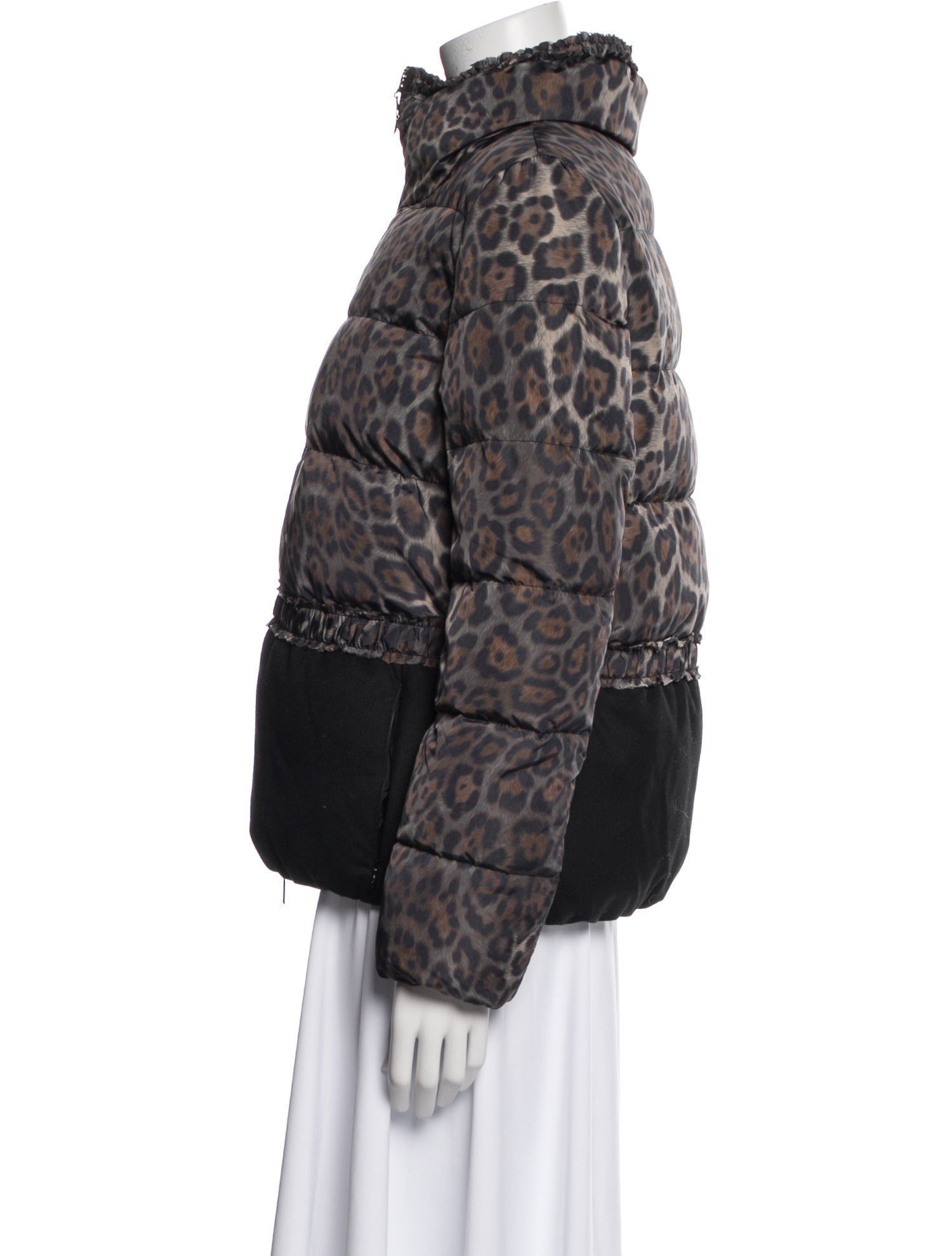 Moncler Down Animal Print Down Jacket