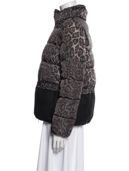 Moncler Down Animal Print Down Jacket