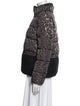 Moncler Down Animal Print Down Jacket