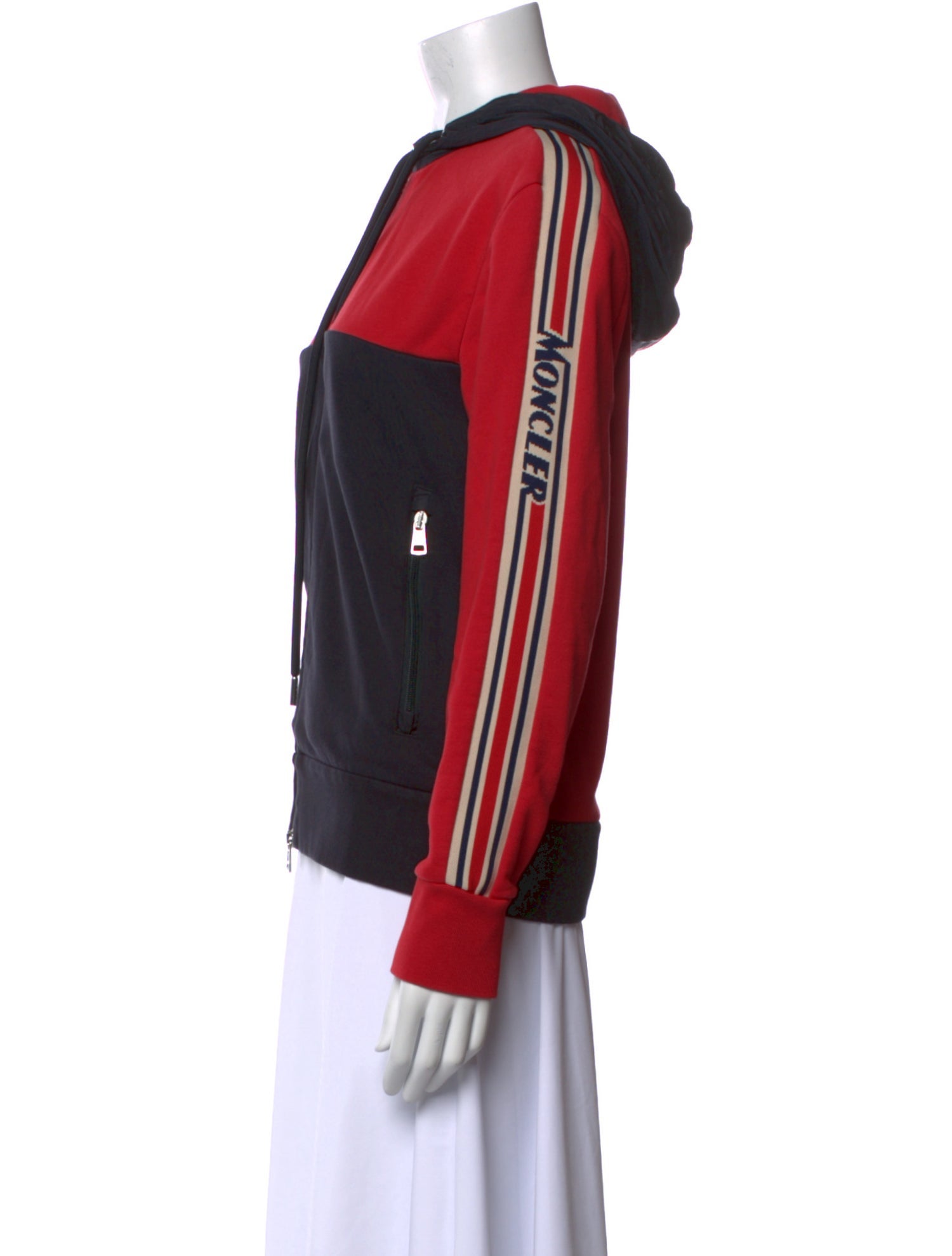 Moncler Mock Neck Long Sleeve Sweatshirt