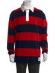 Moncler Striped Collar Polo Shirt