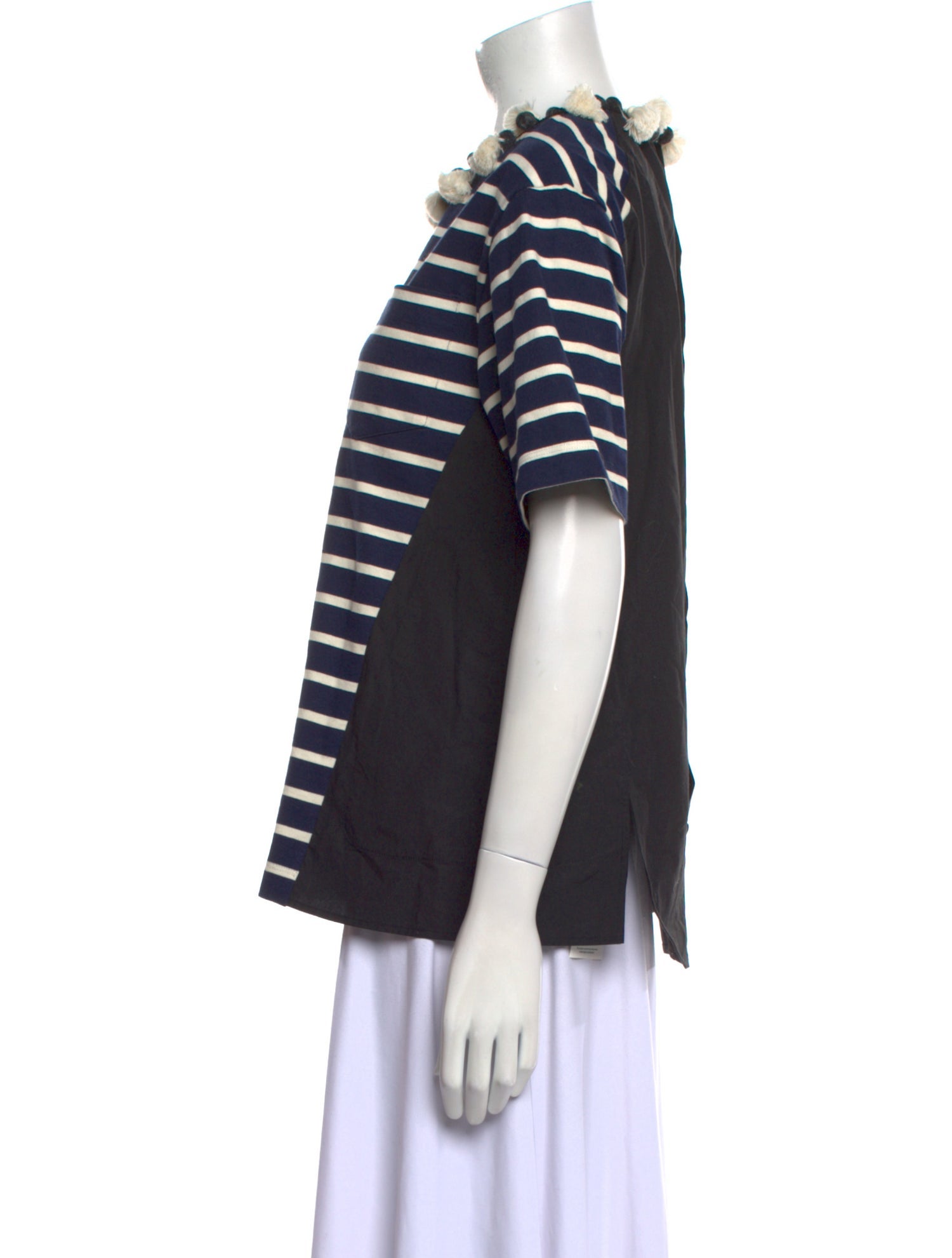 Moncler Striped Crew Neck T-Shirt