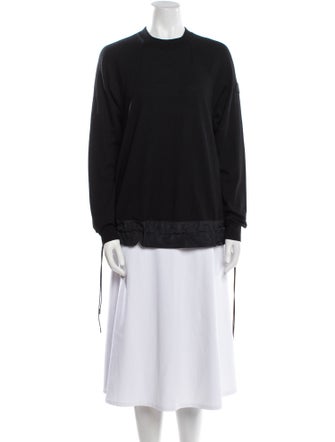 Moncler Virgin Wool Crew Neck Sweatshirt