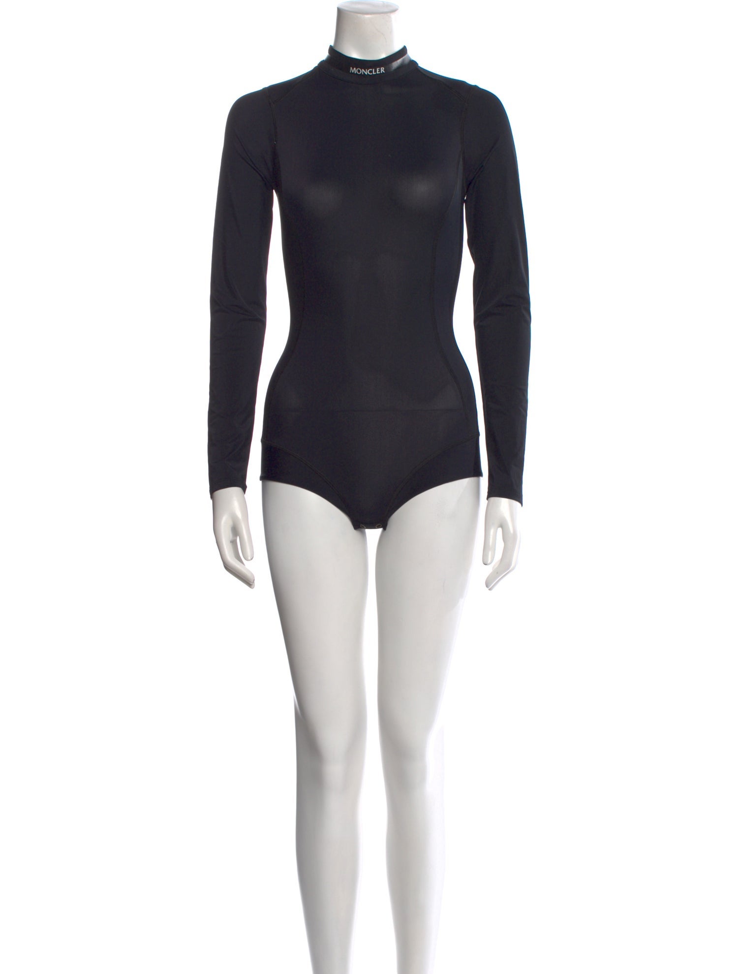 Moncler Mock Neck Long Sleeve Bodysuit