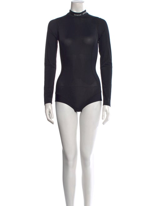 Moncler Mock Neck Long Sleeve Bodysuit