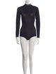 Moncler Mock Neck Long Sleeve Bodysuit