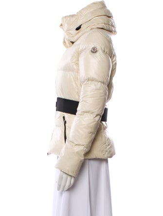 Moncler Aliso Colorblock Pattern Biker Jacket