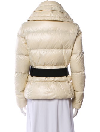 Moncler Aliso Colorblock Pattern Biker Jacket