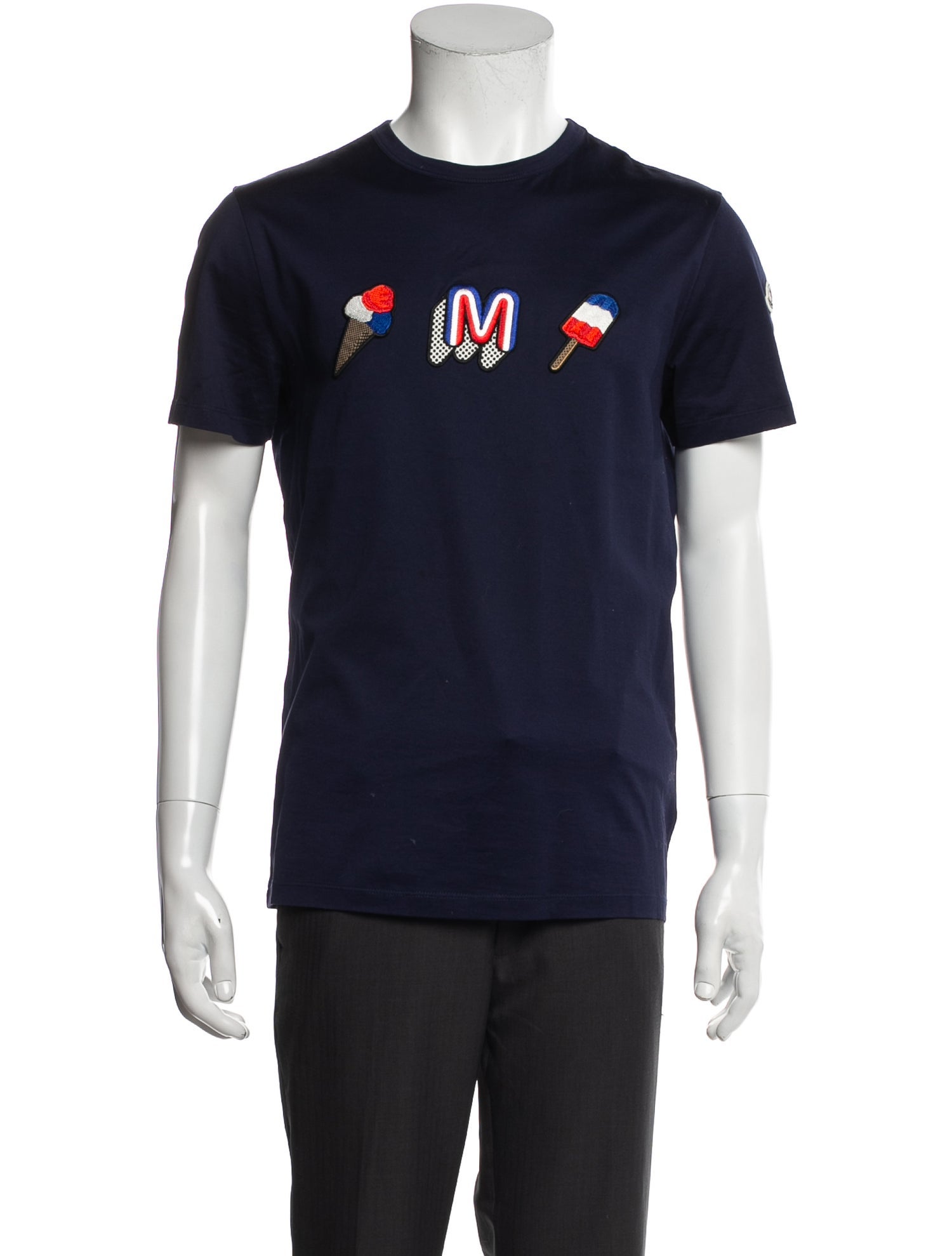 Moncler Graphic Print Crew Neck T-Shirt