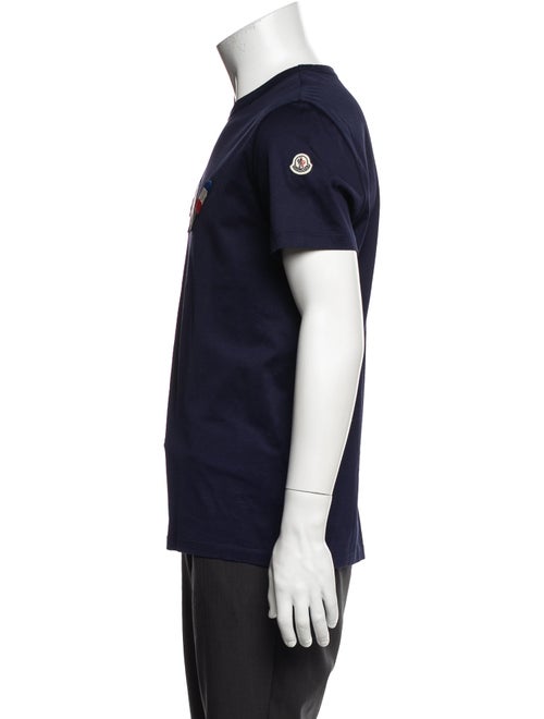 Moncler Graphic Print Crew Neck T-Shirt