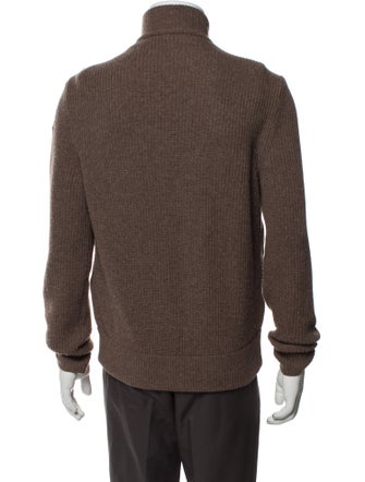 Moncler Striped Puffer Coat