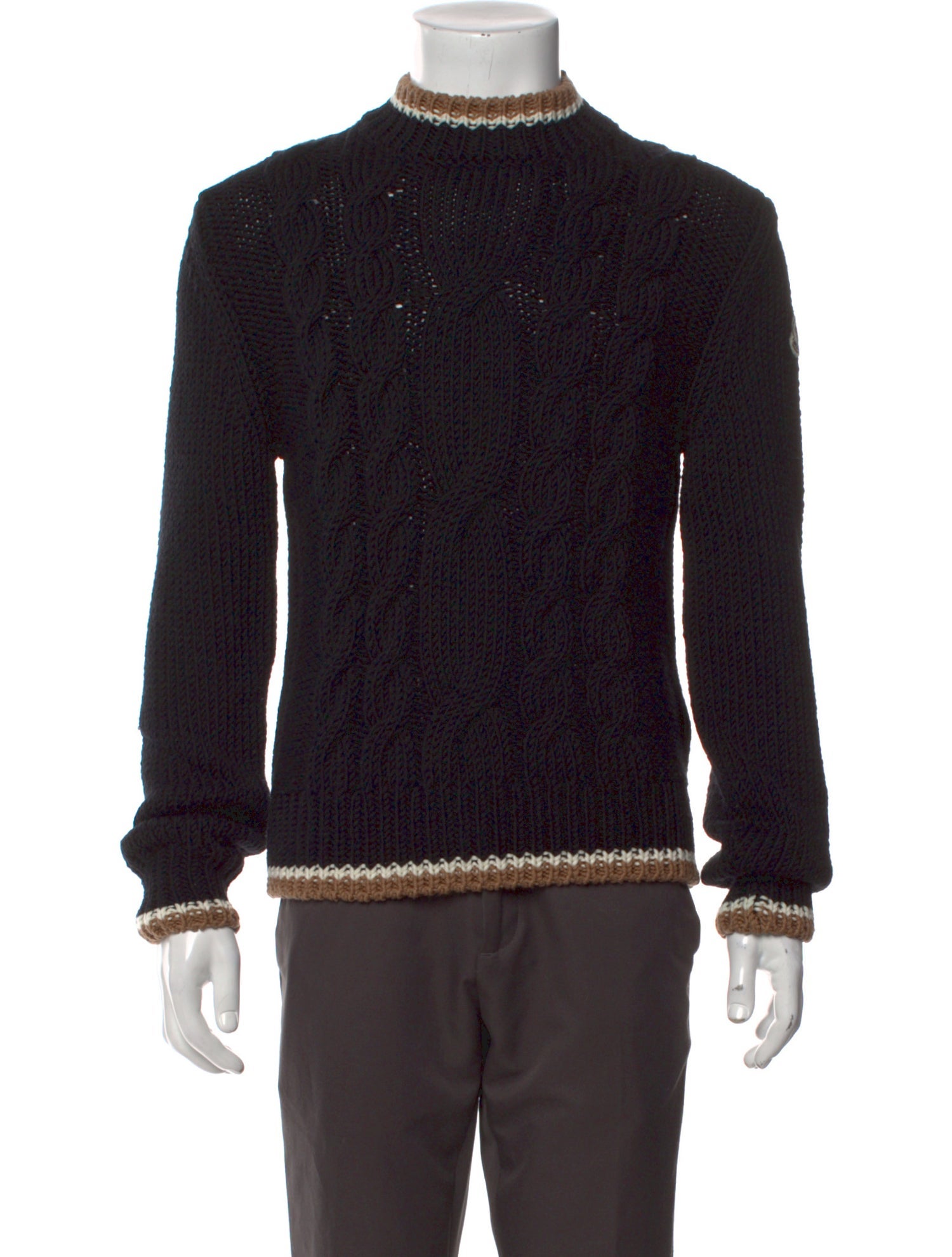 Moncler Printed Turtleneck Pullover