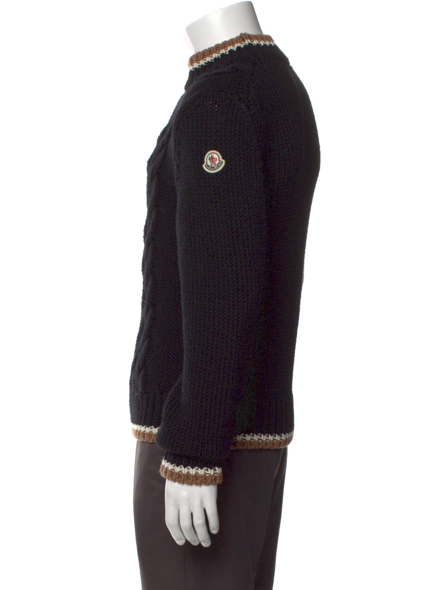 Moncler Printed Turtleneck Pullover