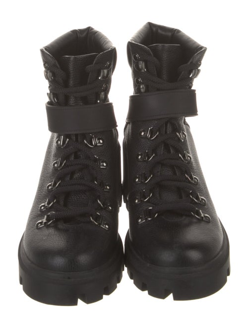 Moncler Leather Combat Boots
