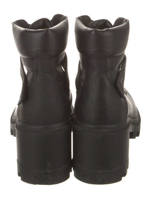 Moncler Leather Combat Boots