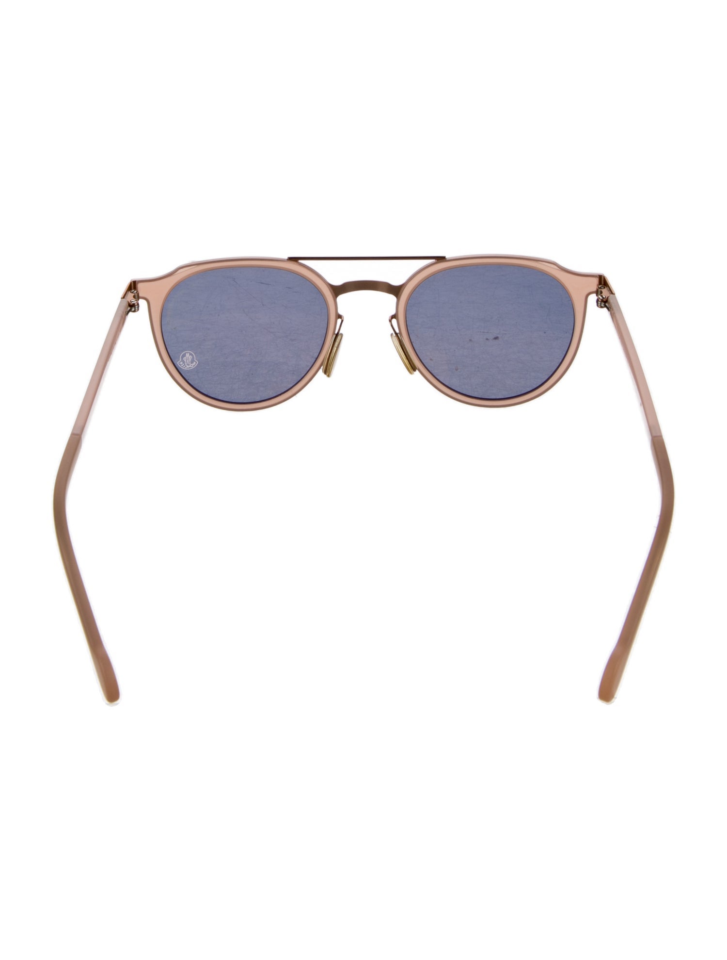 Moncler Round Mirrored Sunglasses