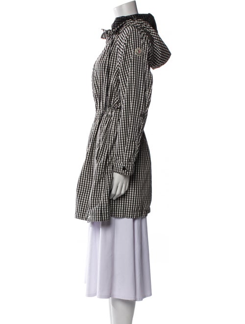 Moncler Plaid Print Coat