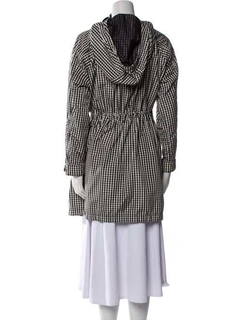 Moncler Plaid Print Coat