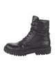 Moncler Leather Combat Boots