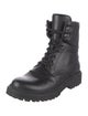 Moncler Leather Combat Boots
