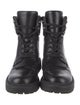 Moncler Leather Combat Boots