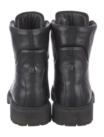 Moncler Leather Combat Boots