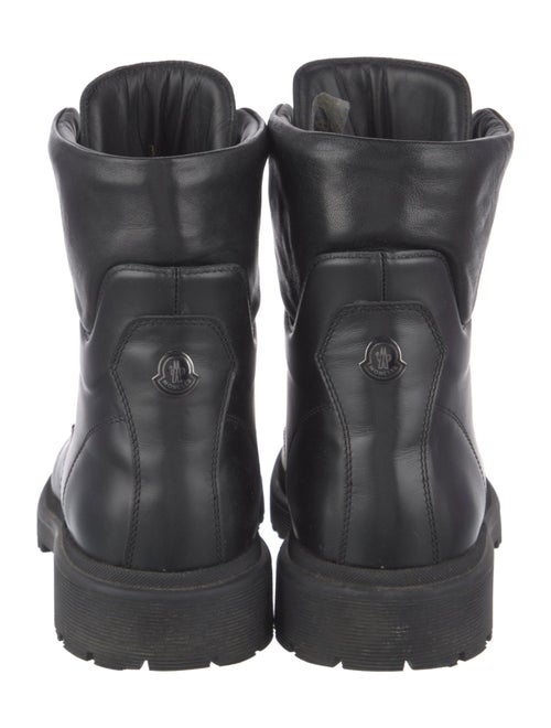 Moncler Leather Combat Boots