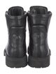 Moncler Leather Combat Boots