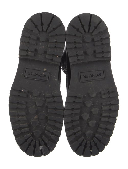 Moncler Leather Combat Boots