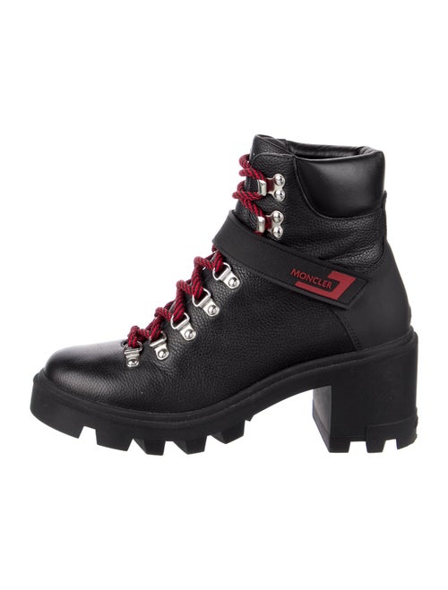 Moncler Carol Leather Combat Boots