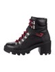Moncler Carol Leather Combat Boots
