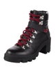 Moncler Carol Leather Combat Boots