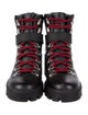 Moncler Carol Leather Combat Boots