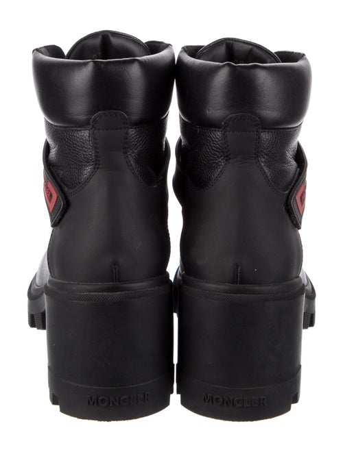 Moncler Carol Leather Combat Boots