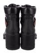 Moncler Carol Leather Combat Boots
