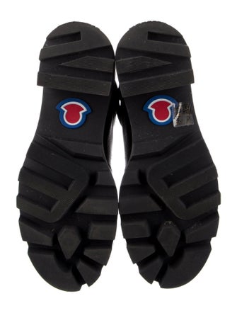 Moncler Carol Leather Combat Boots