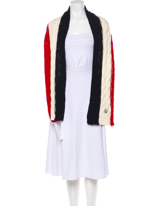 Moncler Wool Striped Scarf