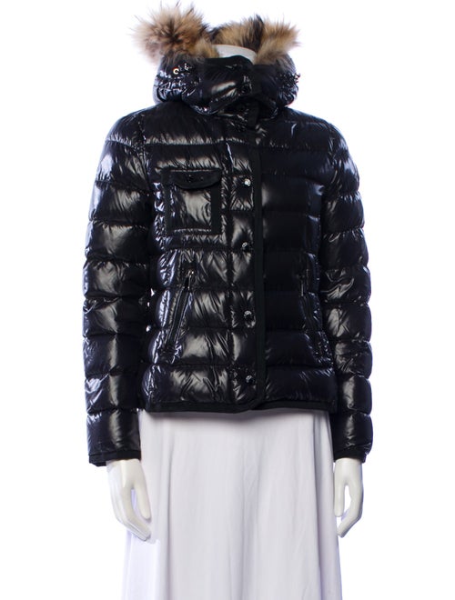 Moncler Printed Faux Fur Jacket