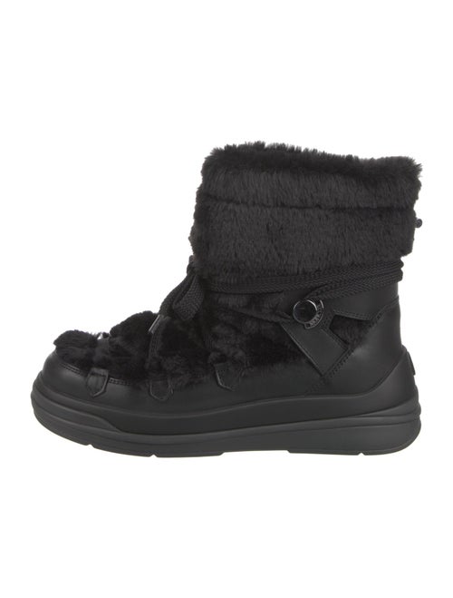 Moncler Leather Combat Boots