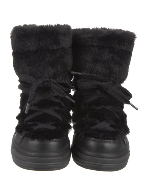 Moncler Leather Combat Boots