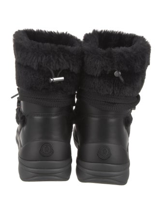 Moncler Leather Combat Boots