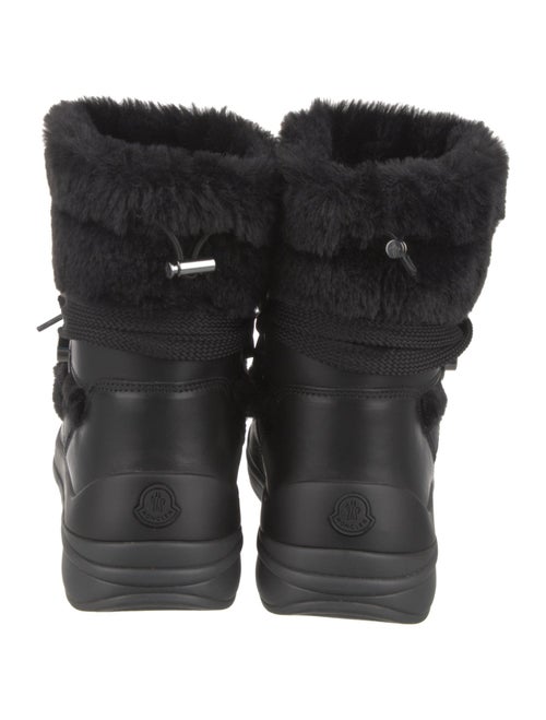 Moncler Leather Combat Boots