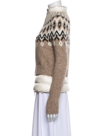 Moncler Virgin Wool Printed Jacket