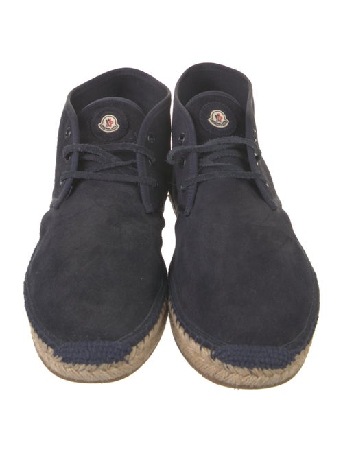 Moncler Suede Lace-Up Boots